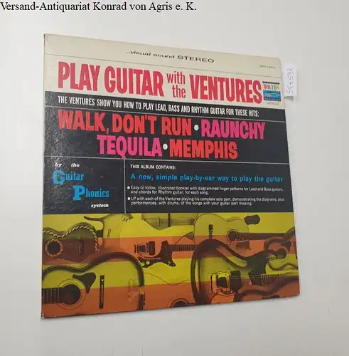 Dolton Records BST-17501 : EX / EX, Play Guitar with The Ventures