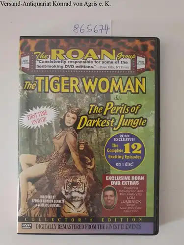 Digitally Remastered, The Tiger Woman A.K.A. The Perils of Darkest Jungle : All Region DVD