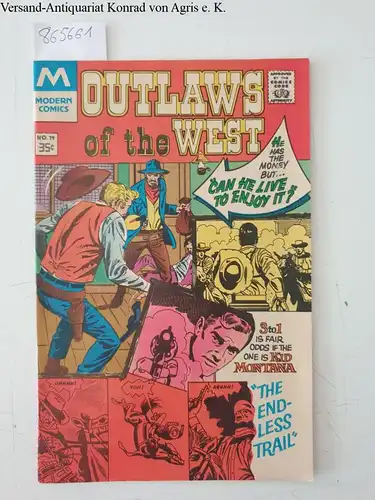 Modern Comics: Outlaws of the west No. 79. 