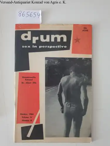 Janus Society of America and Clark P. Polak: Drum : October 1964 Volume IV No. 8. 