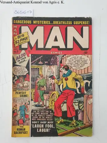Man, Comics: Man Comics No. 5: Laugh fool laugh!. 