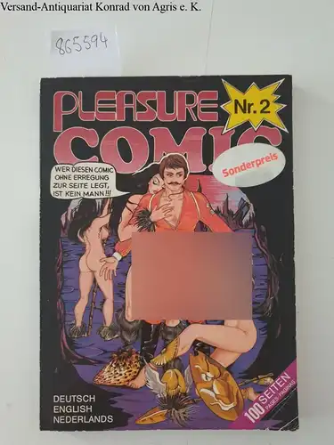Pleasure-Redaktion (Hrsg.), Sass-Verlag: Pleasure-Comic Nr. 2, dreisprachig in deutsch, englisch und holländisch. 