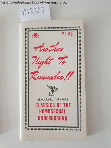 Black Knight Classics: Another Night to remember !!
 (= Classics of the homosexual underground). 