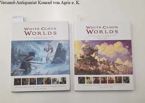 Tobin, Paul (Hrsg.): White Cloud Worlds : Volume 1 and 2 : 2 Bände : jeweils mit von den Künstlern signiertem Bookplate / Exlibris. 