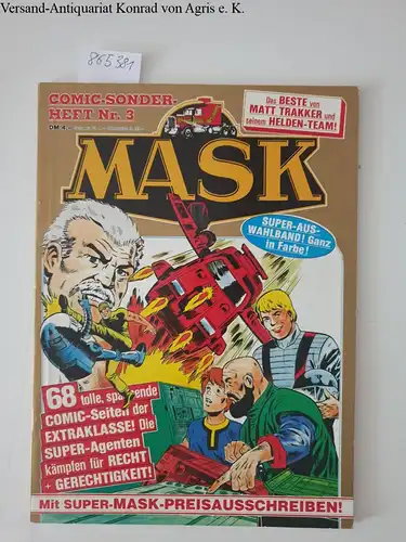 Interpart Verlag: MASK Comic-Sonder-Heft Nr. 3, Super Auswahlband! Ganz in Farbe!. 