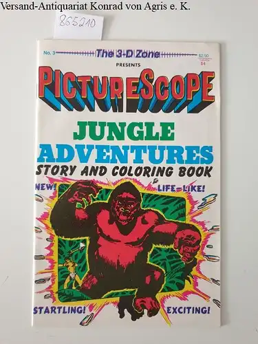 The 3-D Zone: Picturescope Jungle Adventures story and coloring book. in 3-D
 No.3. 