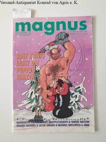 Magnus: Magnus Das schwule Magazin 4. Jahrgang, Nr.12, Ralf König lässt die Puppen tanzen. 
