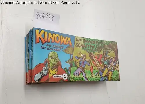 Studio EsseGesse: Kinowa, Das Zeichen der Schlange , 6. Serie, Nr. 1-18 Komplett, Piccolo-Format. 