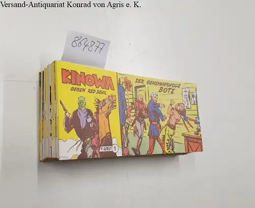 Studio EsseGesse: Kinowa gegen Red Devil , 7. Serie, Nr. 1-18 Komplett, Piccolo-Format. 