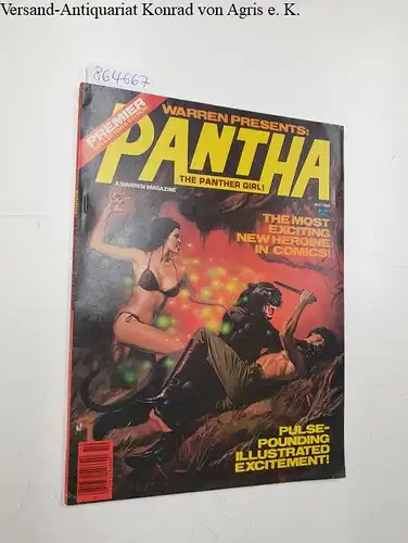 Warren Magazine: Pantha : The Panther Girl : No. 8 : Oct. 1980. 