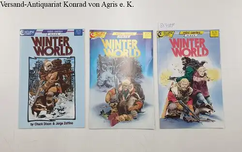 Eclipse Comics: Winterworld Mini-Series No.1-3, Komplett. 