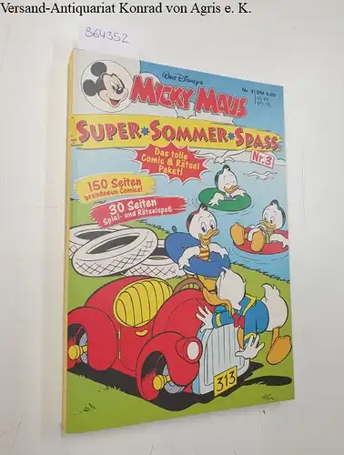 Walt Disney: Micky Maus Super Sommer Spass Nr. 3 1997. 