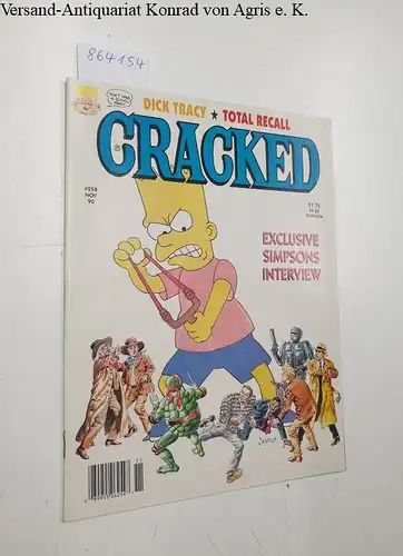 Major Magazines: Cracked Magazine No. 258 : mit: Exclusive Simpsons Interview. 
