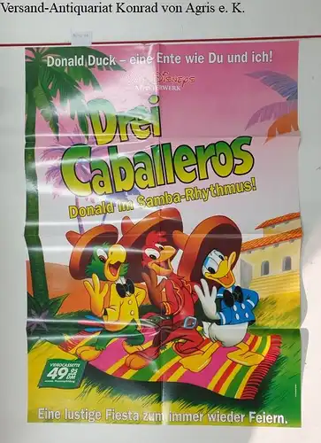 Donald im Samba-Rhythmus, Drei Caballeros - Videoposter