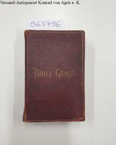 Bible, Gems: A Birthday Text-Book with Diary for Memoranda. 