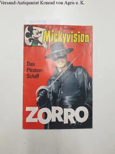 Disney, Walt: Mickyvision: Zorro, Das Piratenschiff, Heft 13 (1963). 