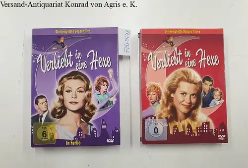 (Season Three Box Neu noch mit Warenhaus-Siegel), Verliebt in eine Hexe : Season Two (5-Disc Set) und Season Three (4-Disc Set) : Konvolut 2 DVD Boxen