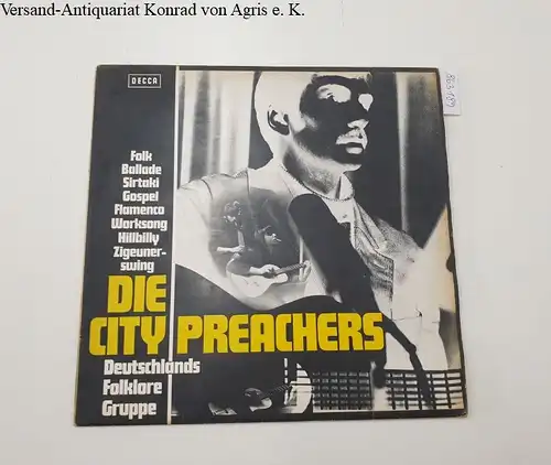 Decca SLK 16435-P : NM / EX, Die City Preachers : Deutschlands Folklore Gruppe