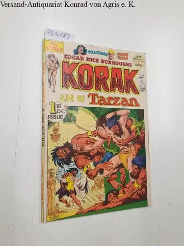 DC Comics: Korak Son Of Tarzan : 1st DC Issue : Vol. 9 No. 46 May-June, 1972. 