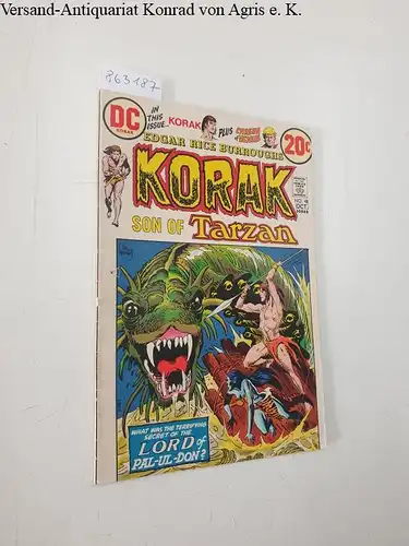 DC Comics: Korak : Son Of Tarzan : Vol. 9 No. 48 Sept.-Oct.., 1972. 