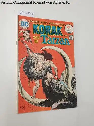 DC Comics: Korak Son Of Tarzan : Vol. 12 No. 57 May-June., 1975. 