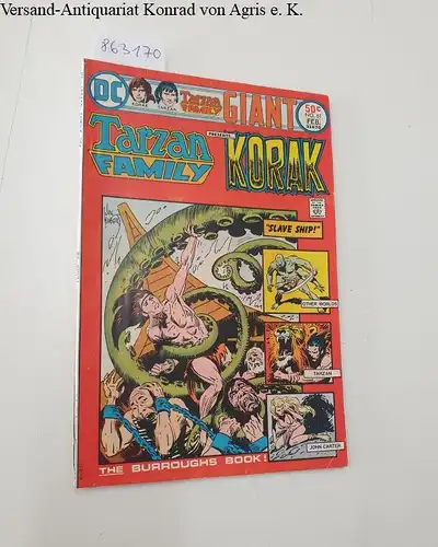 DC Comics: Tarzan Family presents Korak : the Tarzan Family Vol.13 No. 61 Jan.-Feb., 1976. 