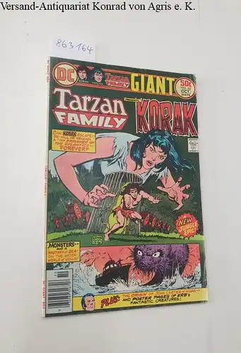 DC Comics: Tarzan Family presents Korak : the Tarzan Family Vol.13 No. 65 Sept.-Oct., 1976. 