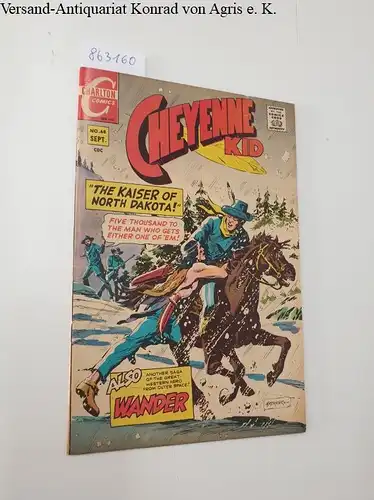 Charlton Comics Group: Cheyenne Kid : Volume 1 Number 68 September, 1968. 