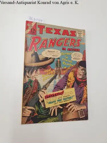 Charlton Comics Group: Texas Rangers In Action : Vol. 1 Number 53 December, 1965. 