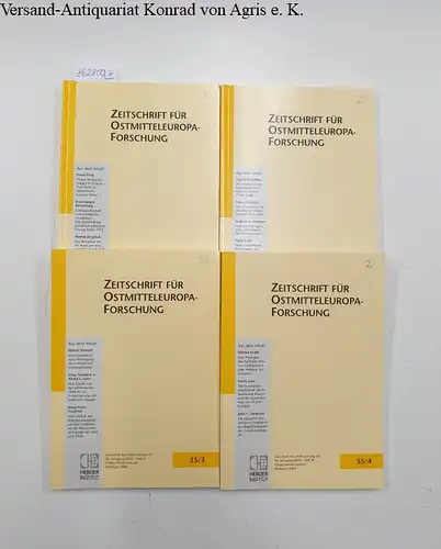 Herder Institut e.V. (Hrsg.): Zeitschrift für Ostmitteleuropa-Forschung : 55 : 2006 : Heft 1-4. 