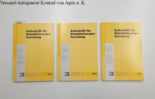 Herder Institut (Hrsg.): Zeitschrift für Ostmitteleuropaforschung : 47 / 1998 : Heft 1-3. 