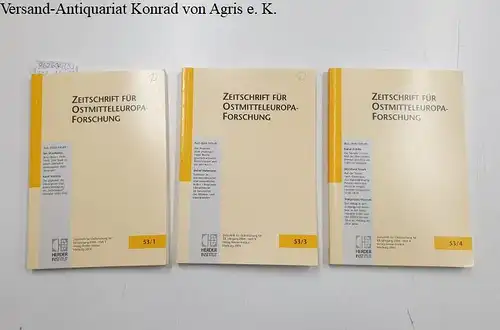 Herder Institut (Hrsg.): Zeitschrift für Ostmitteleuropaforschung : 53. Jahrgang / 2004 : Heft 1,3,4. 