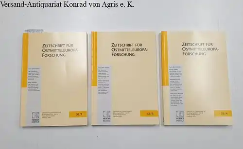 Herder Institut (Hrsg.): Zeitschrift für Ostmitteleuropaforschung : 53 : 2004 : Heft 1,3,4. 