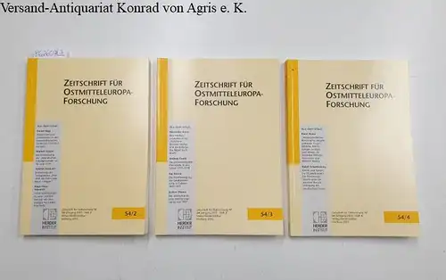 Herder Institut e.V. (Hrsg.): Zeitschrift für Ostmitteleuropa-Forschung : 54 : 2005 : Heft 2-4. 