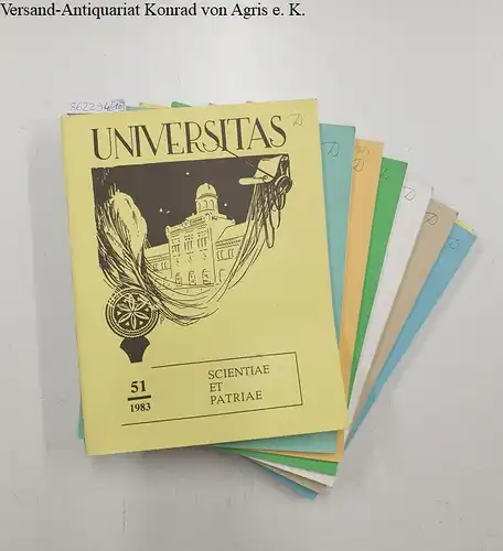 Latviesu Korporaciju Avieniba (Hrsg.): Universitas : Nr. 51-60 in 10 Heften (1983-1987) 
 Scientiae et Patriae. 