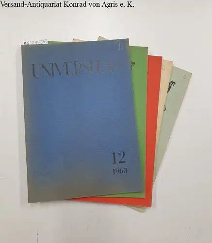 Latviesu Korporaciju Avieniba (Hrsg.): Universitas : Nr. 12, 14, 16-18 in 5 Heften (1963, 1964, 1965, 1966). 