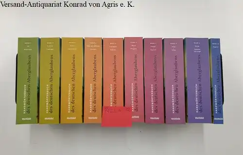 Hanns, Bächtold-Stäubli (Hrsg.) und Eduard Hoffmann-Krayer: Handwörterbuch des deutschen Aberglaubens. - 10 Bände. 
