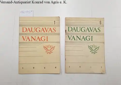 Daugavas Vanagi: Daugavas Vanagi, Heft 6 (November- Dezember 1961) und Heft 1  Januar-Februar 1964). 