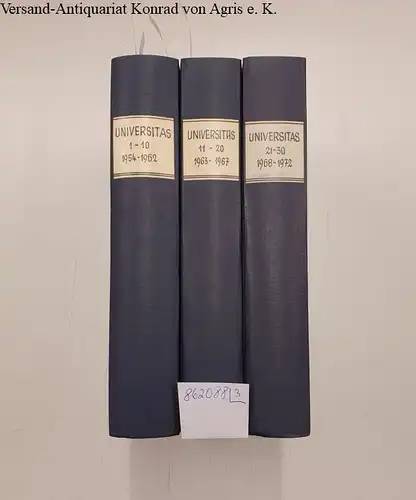 Latvijas Universitates Gada Svetkos: Universitas 1 - 30 : 1954 - 1972 : (Jahrbuch der Universität von Lettland) in 3 Bänden. 