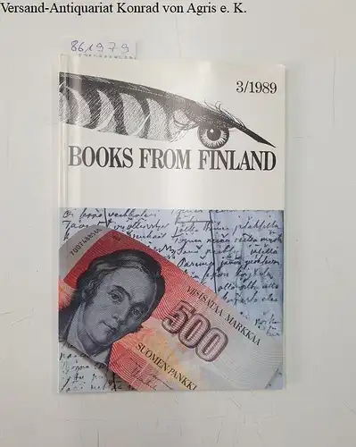 Helsinki University Library (Hrsg.): Books from Finland 3/1989. 