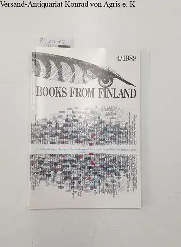 Helsinki University Library (Hrsg.): Books from Finland 4/1988. 