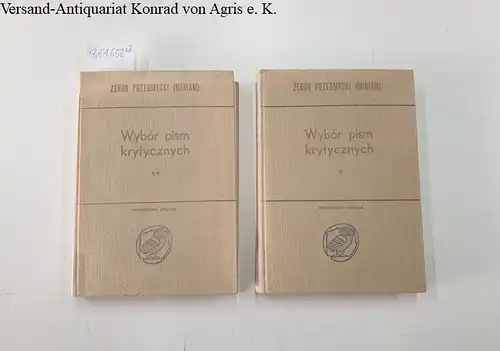 Zenon Przesmycki (Miriam) und Ewa Korzeniewska: Wybor pism krytycznych, 2 Bände
 (= bibliotheka studiow Literackich, pod redakcja Heryka Narkiewicza). 