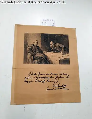 Bild Hindenburg und Ludendorff von Prof. Hugo Vogel : Reproduktion des Kunstdruckes im Verlag Ullstein