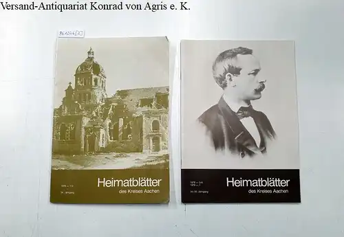 Kreis Aachen (Hrsg.): Heimatblätter des Kreises Aachen : 34. Jahrgang 1978 Teil 1-4 und 35. Jahrgang Teil 1 (5 Teile in 2 Heften). 