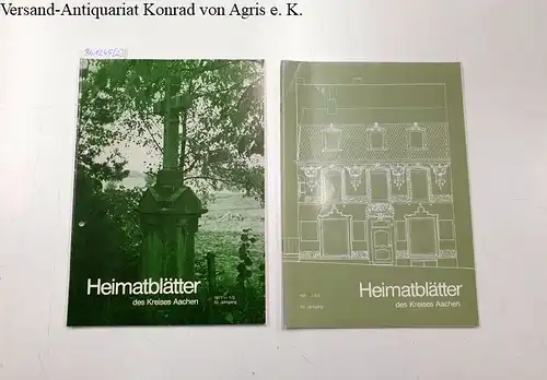 Kreis Aachen (Hrsg.): Heimatblätter des Kreises Aachen : 33. Jahrgang 1977 Teil 1-4 (4 Hefte in 2 Heften). 