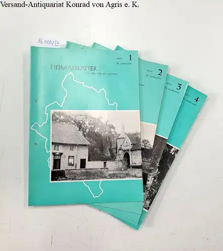 Landkreis Aachen (Hrsg.): Heimatblätter des Landkreises Aachen : 23. Jahrgang 1967 : Heft 1 bis 4. 