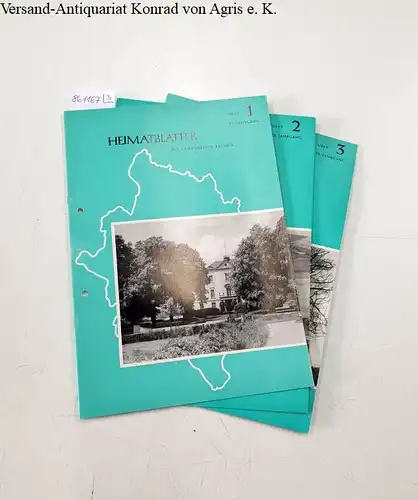 Landkreis Aachen (Hrsg.): Heimatblätter des Landkreises Aachen : 19. Jahrgang 1963 : Heft 1 bis 3. 