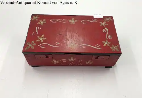 Vintage Holzkasten : B 35 x T 19 x H 12 cm