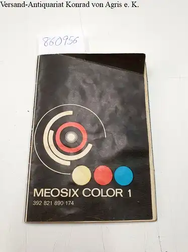 Meopta: Meopta Meosix Color 1 Bedienungsanleitung Labormessgerät Dunkelkammer. 