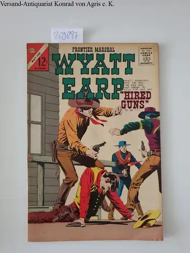 Charlton Comics: Frontier Marshal Wyatt Earp,  Volume1, Number 51 December 1963. 